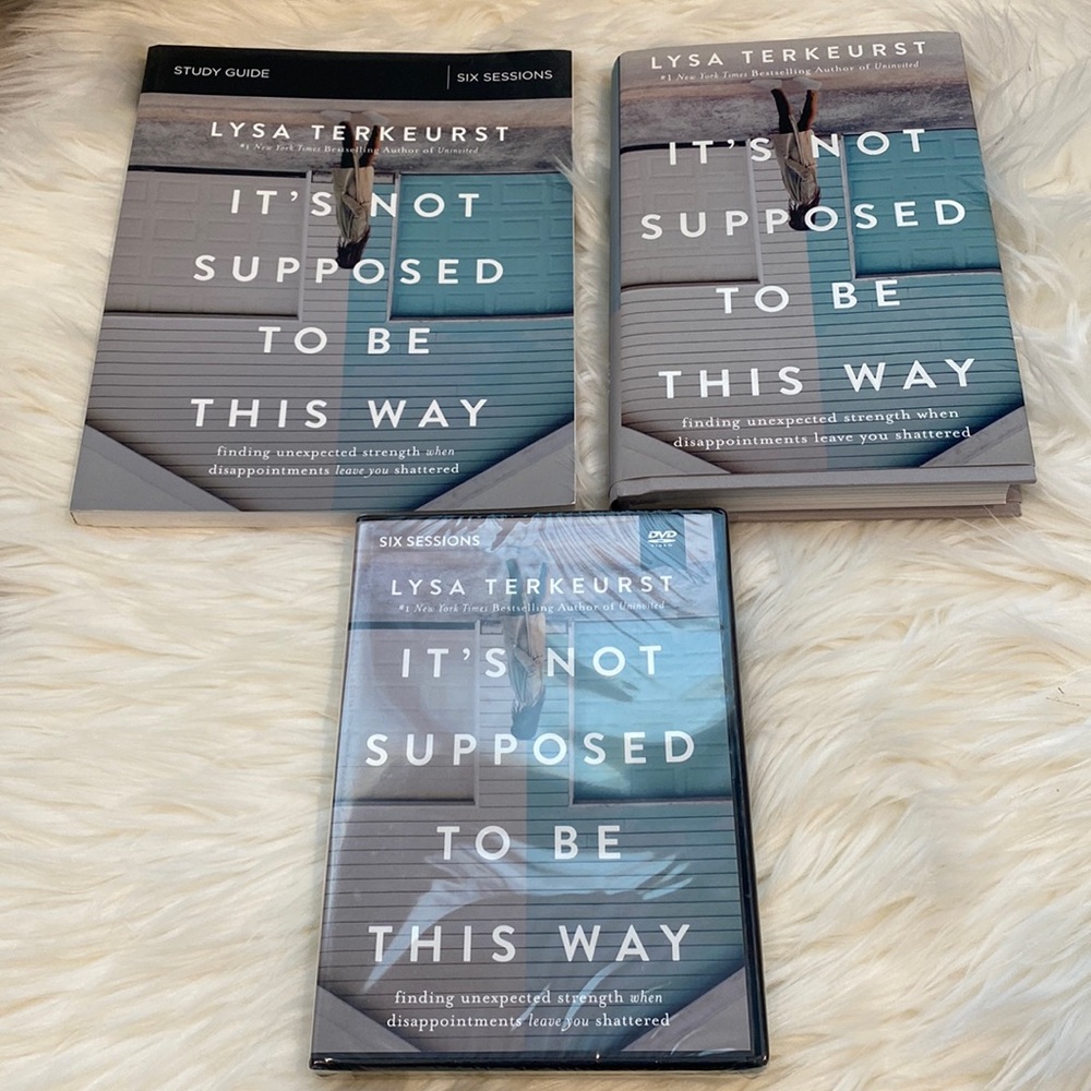Lysa Terkeurst “It’s Not Supposed to be This Way” complete set